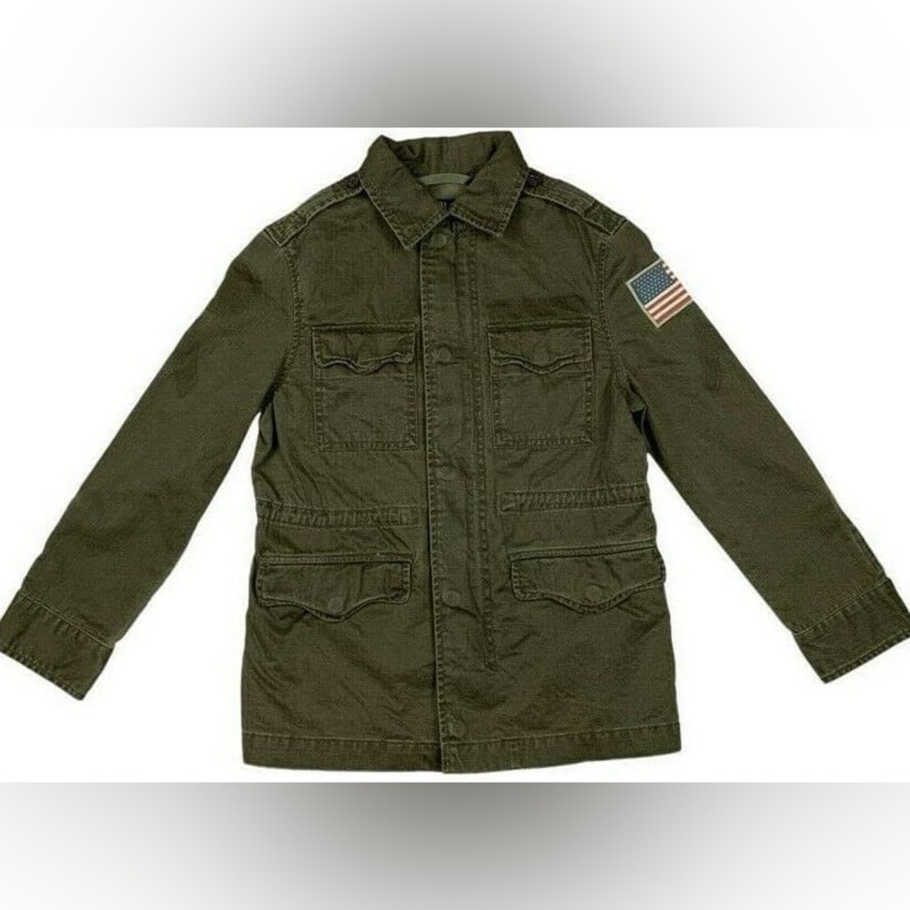 Ralph Lauren Kids Military Style Jacket - Olive Green 3T NWT